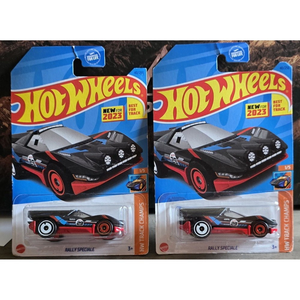 Hot Wheels Rally Speciale 2021 HW Track‎ Champs Lot of 2 Race Cars New hw